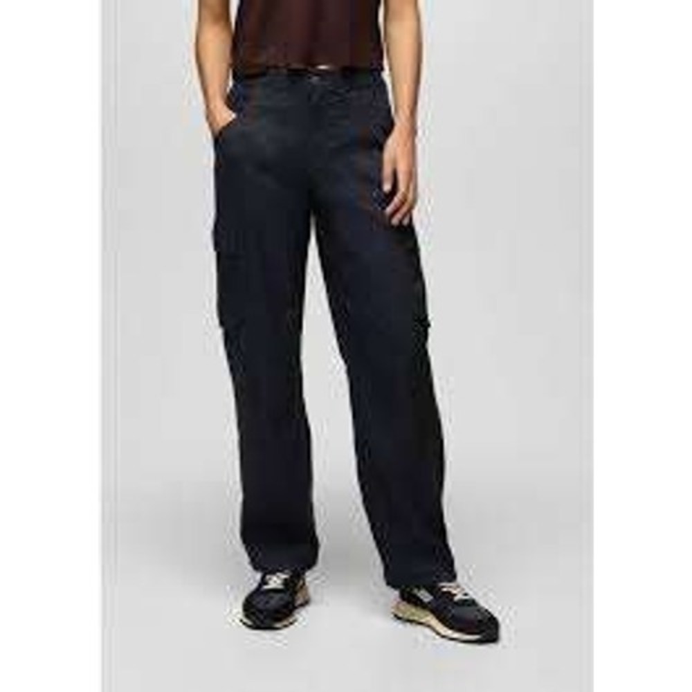 Prana Womens Black High Rise Relaxed Cargo Hiking Pants Size 2/31 2080191